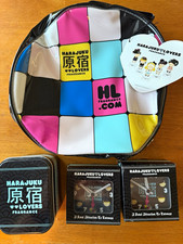 Harajuku Lovers travel bag with 2 unused clocks, one unused watch, untested picture