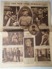 The New York Herald Nov 6, 1921 Marshal Foch, General Pershing, Supreme Court picture