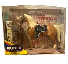 New Breyer Roy Rogers' Trigger Set #398 Model Horse Plastic Figure w/ Box VHS picture