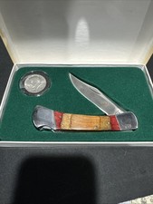 Kennedy Half-Dollar 30th Anniversary Coin & Cherokee Knife Set – 1917-1963 Boxed picture