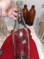 Large Clear/Aqua Wine or Jug Bottle (Screw Top Finish) picture