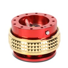 NRG Innovations SRK-210RD/CG Quick Release Kit (red Body/Chrome Gold Pyramid picture