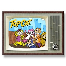 TOP CAT Classic TV 3.5 inches x 2.5 inches Steel Cased FRIDGE MAGNET picture