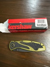 Kershaw Blur Folding Pocket Knife - Olive/Black (1670OLBLK) picture