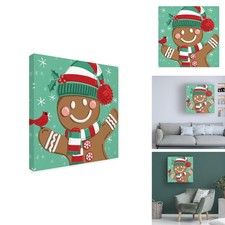 Trademark Fine Art Festive Christmas VIII Canvas Art 14x14 picture