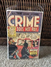 Golden Age: Crime Does Not Pay 137 1954 Pre Code Lev Gleason VG- picture