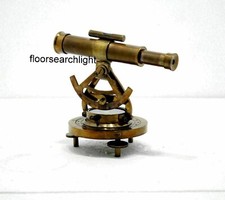Vintage Compass Survey Brass Theodolite Alidade Transit Telescope Handmade Style picture