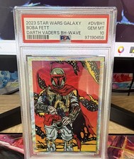 Topps 2023 Star Wars Galaxy Darth Vader's BH-Wave #DVBH-1 Boba Fett Graded picture