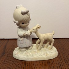 Precious Moments “To My Deer Friend” Figurine #100048 Enesco 1986 picture