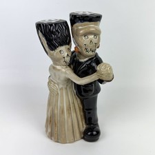 YANKEE CANDLE BONEY BUNCH THE LAST TANGO FRANKENSTEIN & BRIDE 2015 HALLOWEEN picture