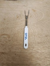 VTG Robinson Serving Carving Meat Fork - Plastic Handle - USA 11” picture
