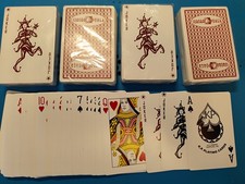 Lot of 5 100% Plastic SOBOBA POKER Rummy K.P. Playing Cards Society Casino New Original Packaging 54 picture