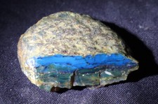 Charming Design Natural Dominican Green Blue Amber Rough Specimen 46mm 100CT picture