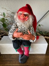 Vintage Arne Hasle Askim Norge Nordic Christmas Folklore Nisse Signed DOLL picture
