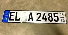 German Seasonal License Plate- Craft Condition picture
