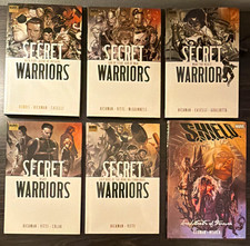 Marvel Secret Warriors Hardcover Vol. 1-5 + S.H.I.E.L.D. Architects Of Forever picture