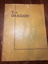 1938 “ The Dragon” Edward McClain High School Yearbook, Greenfield, Ohio picture