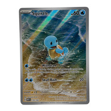 Pokemon TCG: Squirtle Sv: Scarlet & Violet 151 170/165 IR Full Art Holo EN NM picture