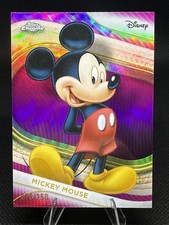 Mickey Mouse 2025 Topps Chrome Disney #1 Pink Refractor /250 picture