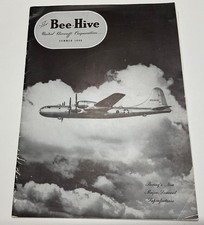 1946 The Bee-Hive Magazine United Aircraft B-29 Superfortress F4U Corsair Aviati picture