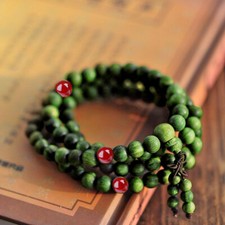 1PC Sandalwood Buddhist Meditation 8mm*108 Prayer Bead Mala Bracelet Necklace picture