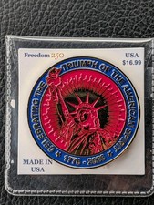Freedom 250 USPS Ltd Edition Coin Statue of Liberty $8 picture
