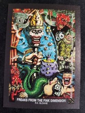 1991 Brockum Rockcards R K SLOANE STICKER FREAKS FROM THE FINK DIMENSION card  picture
