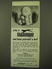 1971 Slazenger Golf Ball Ad - Have Yourself a Ball picture