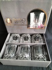 Stunning Set of 6 DaVinci Italian Crystal Whiskey Tumblers picture