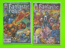 Fantastic Four #1, 3  (Marvel, 1996, Volume 2) Lot of 2 Jim Lee Heroes Reborn picture