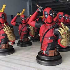 PJMQ Studio Deadpool Bust Model Resin IN STOCK 1/2 H48cm Infinity Gauntlet New picture