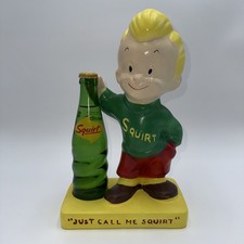 Vintage 1947 Replica Squirt Advertising Display W/Bottle “Just Call Me Squirt” picture