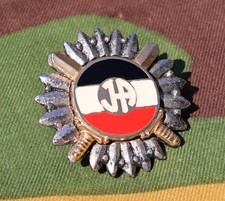 Yugoslav Officers cap badge of the Yugoslav Peoples Army, screwback picture
