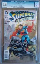 cgc 9.8 Superman Unchained #7 Andy Kubert Cover picture
