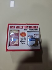 Vintage Winston Select Cigarette Lighter w/ Original Box NEW. Not Tested. picture