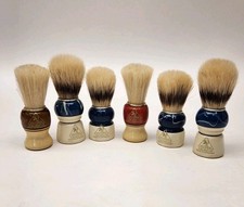 Six Vtg West Germany sterilized pure bristle shaving brush brand new picture