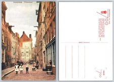 Amsterdam Kleersloot Street Scene Postcard c.1900 View, HAC Amsterdam picture