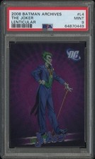 2008 BATMAN ARCHIVES THE JOKER LENTICULAR #L4 PSA 9 picture