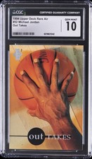 1994 UD RARE AIR OUT TAKES #52 MICHAEL JORDAN CGC 10 GEM MINT picture