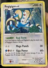 Regigigas 9/100 Holo Rare Stormfront Pokemon Card LP picture
