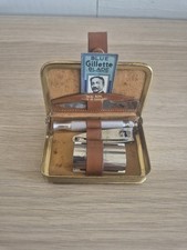 Vintage Gillette Sportsman Travel Kit 1953–58 Made in England Collectors Only  picture
