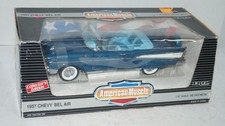 ERTL American Muscle 1:18 Scale 1957 Chevy Bel Air Convertible Diecast Car - NIB picture