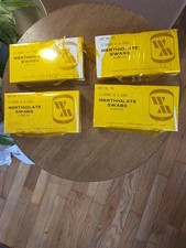 Vintage First Aid 4 boxes Merthiolate Swabs by Welsh Medical. 1960s picture