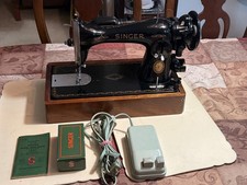 Excellent 1941 Vintage Singer 15-91 Sewing Machine Tested/Working Vermont picture