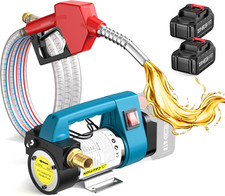 Fuel Transfer Pump Battery-Powered: 12 GPM Electric Diesel Transfer Pump with 2 picture