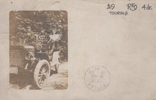 REO Touring Car Brass Era Auto Butler PA Antique 1909 - RPPC Photo Postcard picture