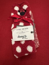 Disney Barefoot Dreams Youth Minnie Mouse Icon Sock Set (2 PAIRS) New with Tags picture