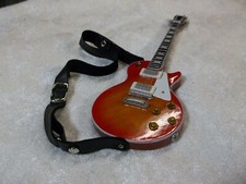MINIATURE BLACK GUITAR STRAP ONLY FOR 1:6 CUSTOM MINI REPLICA FIGURE DOLLS picture