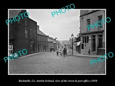 Bushmills Antrim Ireland The Street & Po c1910 Old Large Historic Photo picture