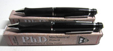 SET OF 2 Sanford/Paper Mate PhD Mechanical Pencils .5+.7MM, BLACK-JAPAN+GIFT BOX picture